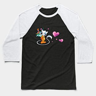 cat love Baseball T-Shirt